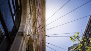 ropes tied to building